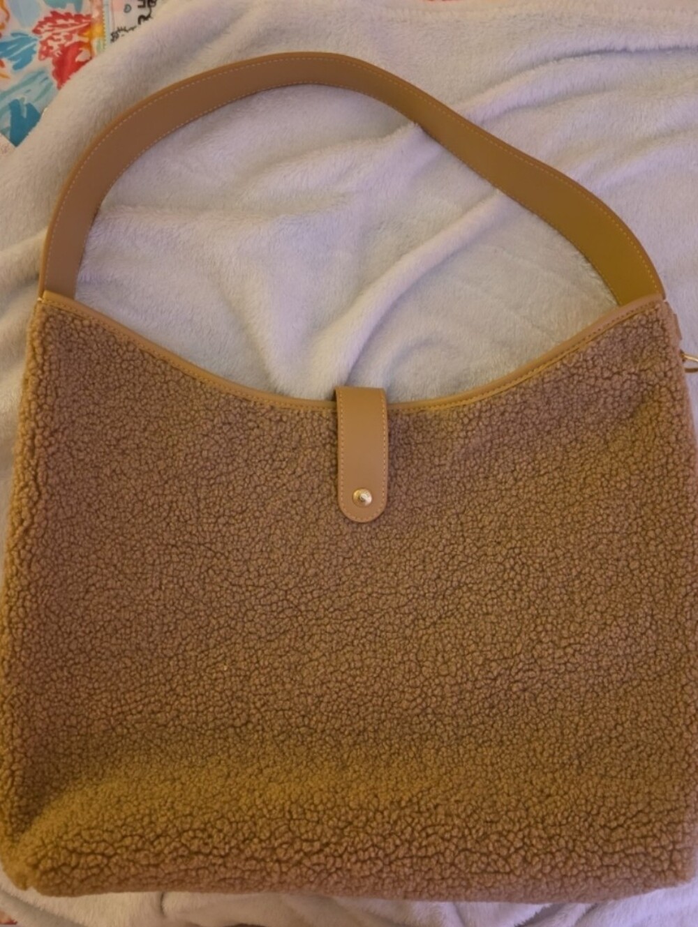 Stoney Clover Sherpa Shoulder Bag NWOT